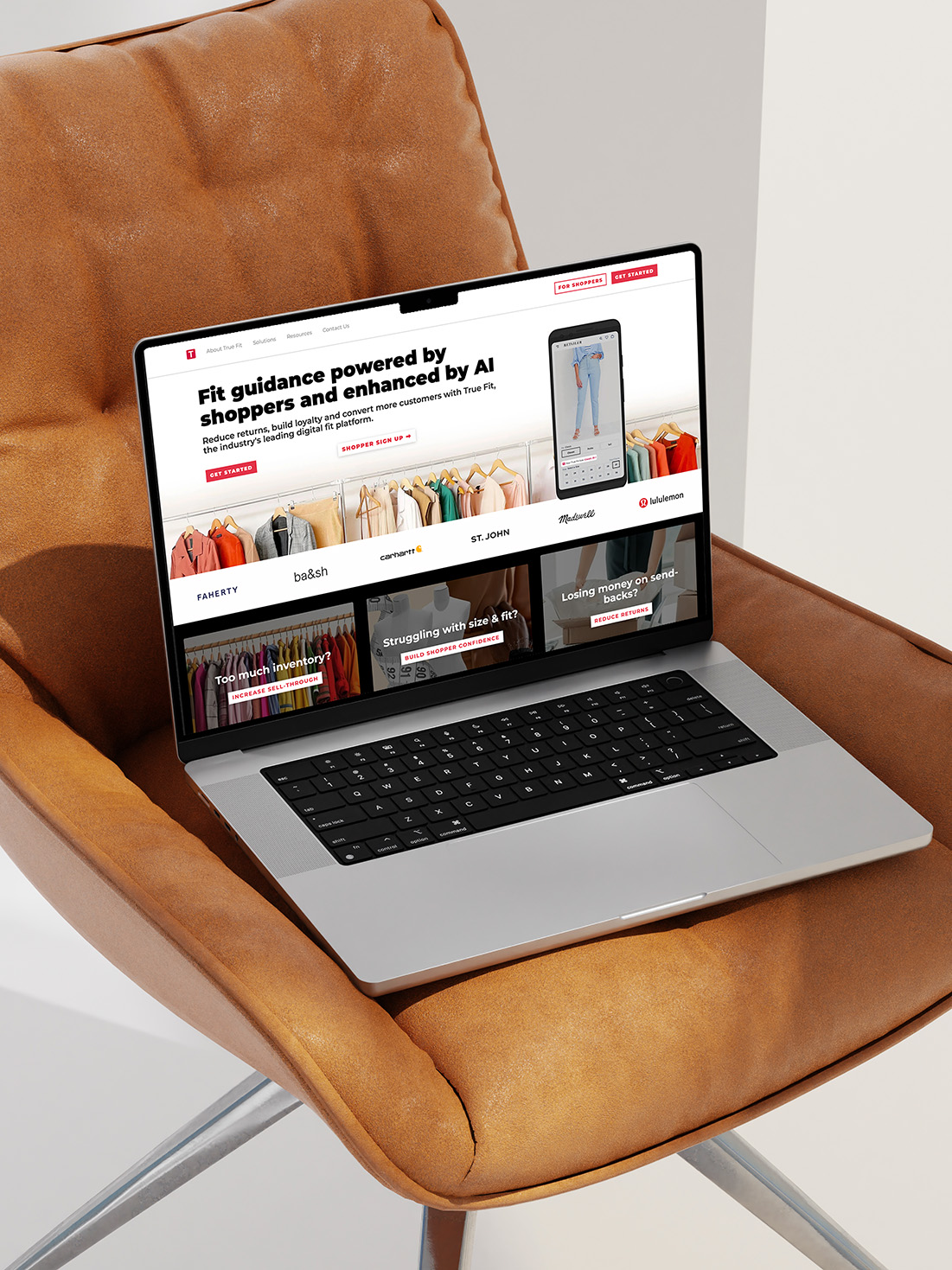 True Fit –  Web Design